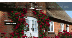 Desktop Screenshot of amrum-ferienwohnung.com